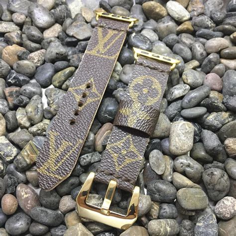 Upcycled Louis Vuitton Apple Watch Band – 